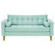 thumbnail image 1 of Sofa Retro 3c Felpa 01 Verde Agua, 1 of 6