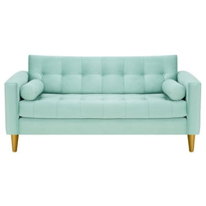 Bodevir - Sofa Retro 3C Felpa 01 Verde Agua