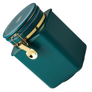Magideal - Tarro De Almacenamiento Sellado, Bote De Café, Mantenimiento Fresco, Gran Capacidad Para Granos De Café, , Azúcar, De Alimentos Sec , Azul Morandi Azul