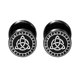 thumbnail image 5 of Pendientes Con Estilo Para Hombres Y Mujeres Aretes Redondos De Metal Joyería Perforadora Estilo N, 5 of 5