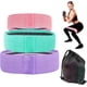 thumbnail image 1 of Cinturón de resistencia retráctil para ejercicios de fitness, juego de 3 niveles. Cinturón de cadera antideslizante con tejido poligonal para ejercicios de sentadillas, piernas, caderas, muslos y glút, 1 of 5