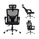 thumbnail image 2 of Silla de escritorio reclinable modelo ejecutivo color negro, 2 of 3