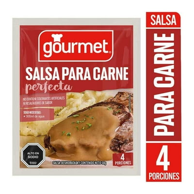 Salsa Carne (4 Porciones) Sobre 30 G Gourmet
