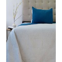 Cubrecama Quilt Bicolor Plaza Y Media Doral