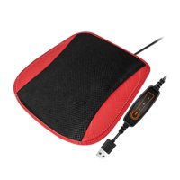 Ioensy - Generic Usb 8 Ventiladores Cojín De Asiento De Coche Cojín De Silla Ventilado Para Sedanes Coche Rojo