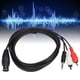 thumbnail image 2 of Cable adaptador de sonido DIN de 8 pines a 2 RCA de 3,5 mm (macho a macho) para amplificador, receptor y subwoofer (1,8 m), 2 of 8