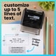 thumbnail image 4 of Kit de sello de goma ExcelMark A2359-DIY autoinker negro, 4 of 7