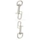 thumbnail image 3 of 2 Ganchos De Seguridad Giratorios De Acero Inoxidable Para Accesorios De Herramientas De Buceo, 3 of 3
