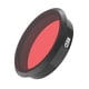 thumbnail image 4 of Filtro Protector De Lente De Cámara Deportiva Impermeable Para DJI ACTION Rojo, 4 of 5