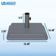 thumbnail image 5 of Base para sombrilla US Weight de 18 kg, resistente, para patio, 5 of 5