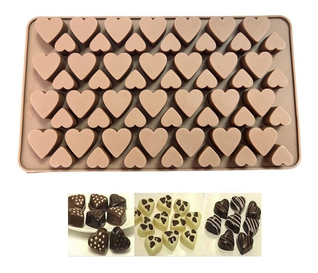 Genérico - Molde De Silicona De Corazon Molde De Corazon Molde Corazón