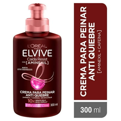 Crema De Peinar Aminexil Anticaída 300 Ml Elvive