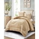 thumbnail image 3 of Cobertor De Peludos Leche Con Relieve Plaza Y Media Color Cafe, 3 of 4
