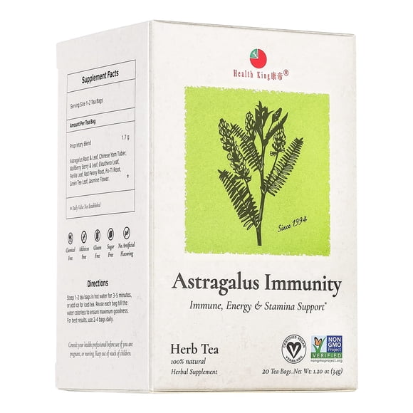 Té De Hierbas Astrágalo Inmunidad 20 Sobres