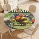 thumbnail image 4 of Pikmin-theme Fitted Round Tablecloths Elastic Edged Table Covers Waterproof Table Cloth for Kitchen Holiday Party Tables Decor 120cm, 4 of 6