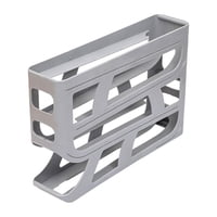 Magideal - Bandeja De Huevos De 4 Niveles, Soporte Para Huevos Para Refrigerador, Creativo, Mantiene Ordenado, Contenedor De Huevos Rodante Automático Para Cocin Gris