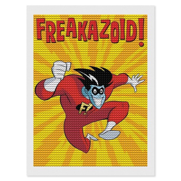 Freakazoid Kits de Pintura de Diamantes para Adultos 5D DIY Diamond Art Kits Full Drill Diamond Dots para Regalo Decoración de Pared y Relajación Artes de Gemas 30*40cm