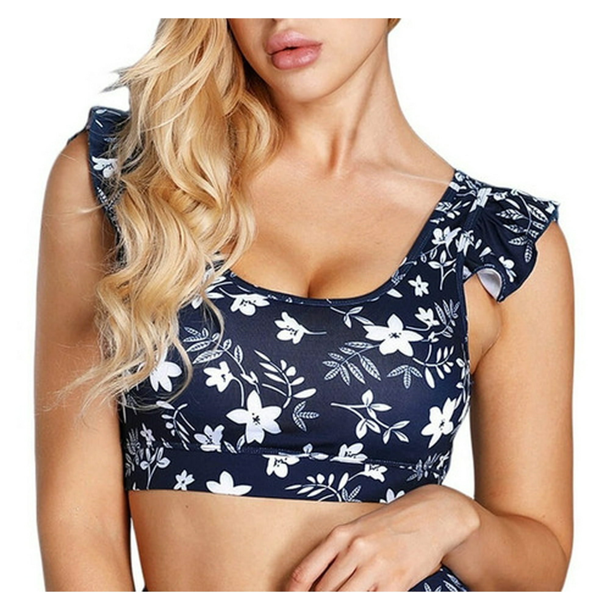 Ruffle Top Peto Sostén Deportivo Control Gloriahoon Talla L