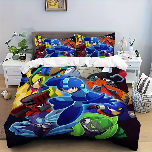 Cool Game R-ROCKMANS HotPrinted Pattern Suitable Suitable for Home Bedrooms Guest Rooms
