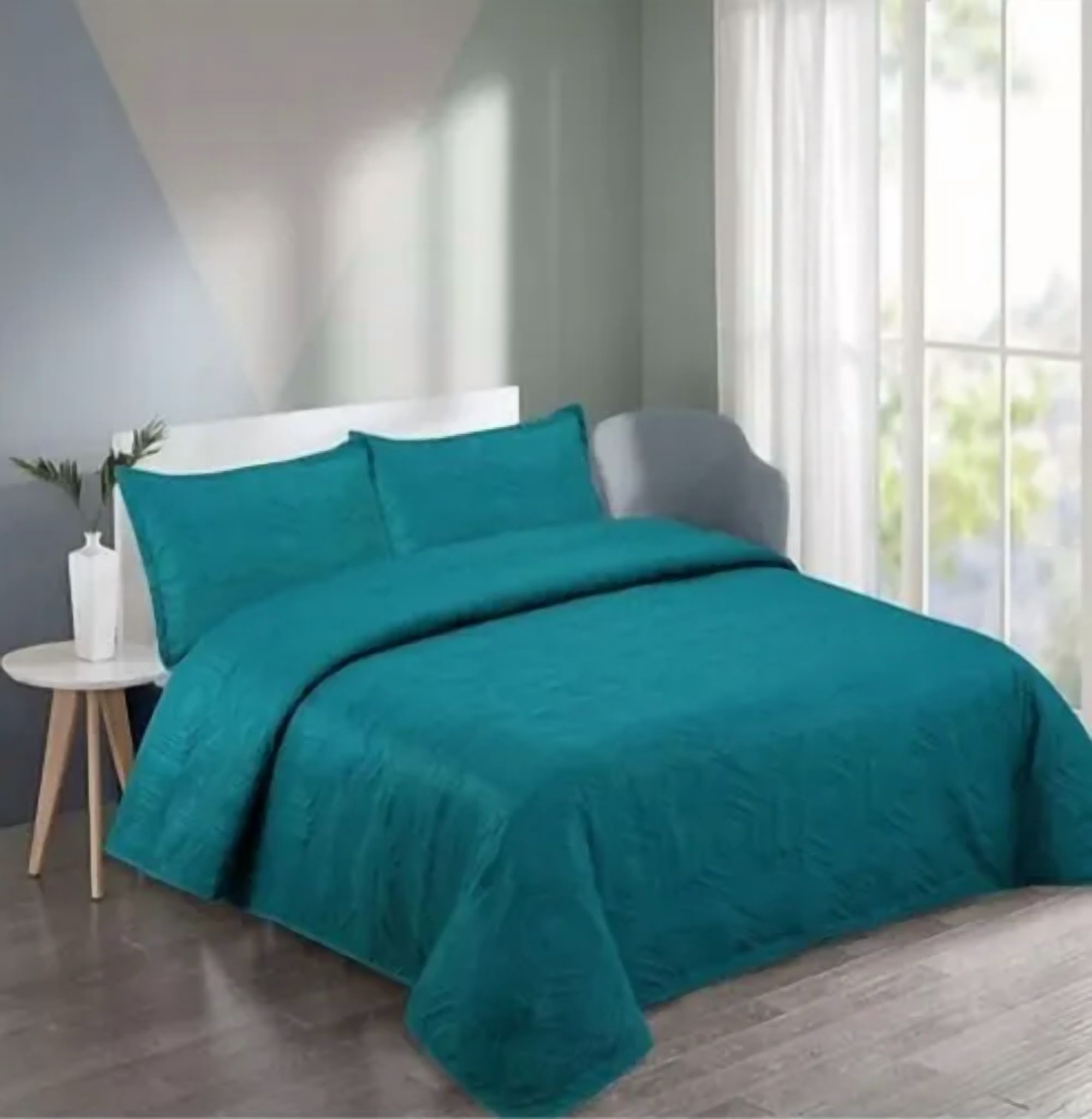 Genérico - Cubrecama Quilt Verano 2 Plazas Lisos