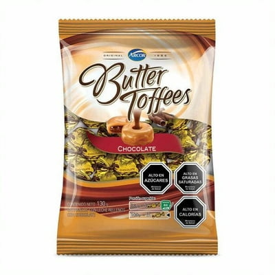 Caluga Butter Toffee Chocolate 130 G Arcor