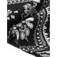 thumbnail image 5 of Faldas Maxi de Verano para Mujeres 2026 Estampado Paisley Cintura Alta Elástica Boho Flowy Falda de Playa L Negro, 5 of 6