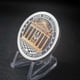 thumbnail image 5 of Moneda Rumkou Masónica Símbolo Masón 40mm Plateada, 5 of 5