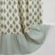 thumbnail image 1 of Cortina de Ducha Besaomeom 183 cm Floral con Volantes Azul, 1 of 9