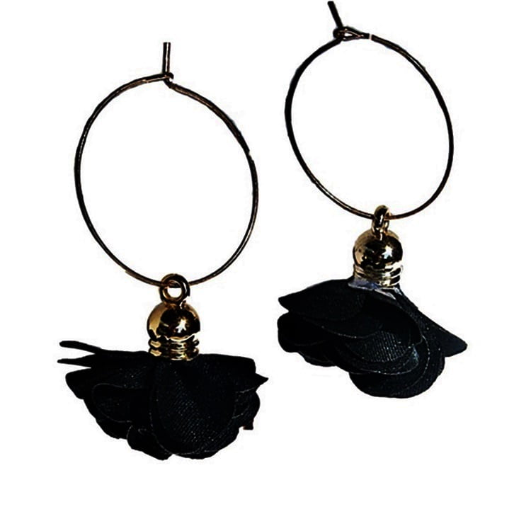 Aros Acero Choux Negro