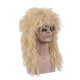 thumbnail image 3 of Peluca WildCos Mullet Rizada Larga Rubia Punk de los 80, 3 of 4