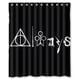 thumbnail image 1 of Cortina de ducha con el logotipo de Harry Potter, juego de cortinas de baño con ganchos, tamaño 60 x 72 pulgadas, 1 of 3