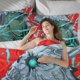 thumbnail image 4 of Kaiju No.8 Face on print Soft Bed Set Lightweight 3 Pieces Bedding Sets for All Season Comforter Set Easy Care, 4 of 5