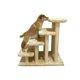 thumbnail image 4 of Escalera para mascotas Cowboy de 4 peldaños, 40 cm, gris, con alfombra desmontable, 4 of 6