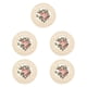 thumbnail image 3 of Posavasos Retro De 5 Piezas Para Bebidas, Para Mesa De Café, Oficina, Estilo Rústico, Color Beige, 3 of 3