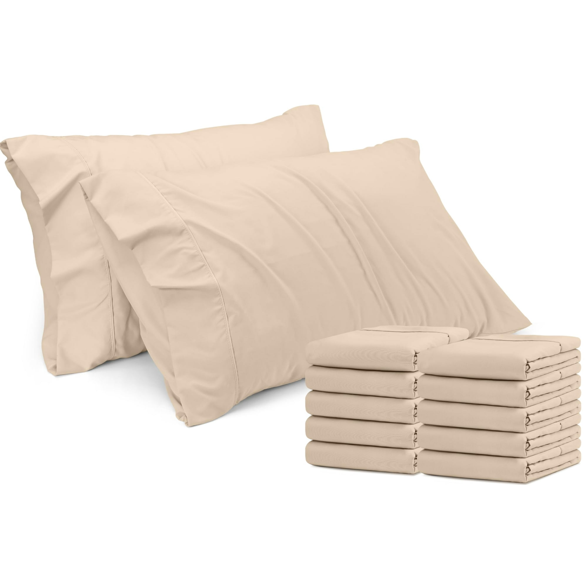 Fundas De Almohada Utopia Bedding Tamaño Queen, 20 X 30 Cm, Paquete De 12