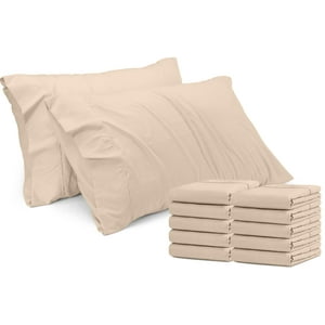 Fundas De Almohada Utopia Bedding Tamaño Queen, 20 X 30 Cm, Paquete De 12