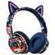 thumbnail image 1 of Audifono Inalámbrico Bluetooth Oreja De Gato Luces RGB Rojo, 1 of 4