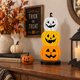 thumbnail image 1 of Decoración de Mesa Triple Calabaza de MDF 45 x 18 cm Halloween - Frank & Mortis, 1 of 4