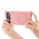 thumbnail image 2 of Magnetic Slim Case for Samsung Galaxy Z Flip 4 with Camera Guard & Anti-Scratch Back Pink, 2 of 6