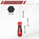 thumbnail image 2 of Uxcell 2pcs Destornillador Hexagonal de 1/16" Destornilladores Magnéticos Acero Aleado S2 Plata, 2 of 7