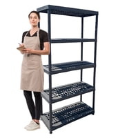 Prochef - Estante Plastico 91X45X183 Cm. 5 Bandejas Removibles