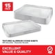thumbnail image 2 of Bandeja de Aluminio para Hornear Stock Your Home - Pack de 15 (40 × 29 cm), 2 of 7