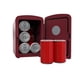thumbnail image 2 of Minirefrigerador Frigidaire 6L/9 latas con acabado de cocodrilo rojo, 2 of 9