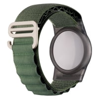Pulsera Aaronmei Para Airtag Ajustable Verde Ejército