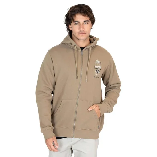 POLERON HOMBRE FULLZIPPER 5O497-MI LISO KHAKI MAUI