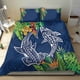 thumbnail image 3 of Juego de cama Polinesia Sharks Duo Tropical Navy LT7, 3 of 3