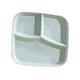 thumbnail image 2 of Plato De 3 Compartimentos Plato De Comida Dieta Control De Alimentos Para Restaurante Cocina Verde Claro, 2 of 3
