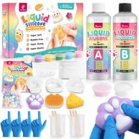 Squishy Kit Coloplay Taba Rubber 530 Ml Con Molde Y Flocado