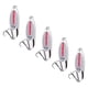 thumbnail image 4 of 5x Cucharas De Pesca Spinnerbaits Duros Verticales, Cebos Para Lubinas, Agua Dulce, Agua Salada, Plata, 21g, 4 of 5