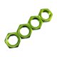thumbnail image 5 of Juego De 4 Tuercas Hexagonales Para Ruedas Para Vehículos RC 1:7 1:8, Accesorios De Repuesto, Color Verde, 5 of 5